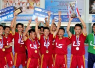 Kết thúc giải Futsal học sinh THCS Cup Thái Sơn Nam lần IV năm 2013: Nguyễn Thị Định vô địch