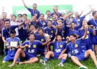 End of Ho Chi Minh City League 2013: Thai Son Nam Dist.8 claims the champions title. 