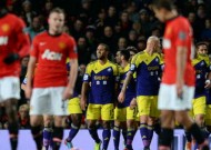 Manchester United 1-2 Swansea City: Late Bony strike dumps Moyes' men out