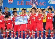 Kết thúc giải Futsal học sinh THCS Lần VI 2013-2014 Cup Thái Sơn Nam Trường Nguyễn Thị Định đoạt chức vô địch