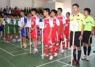 Khai mạc giải Futsal học sinh THCS - Cup Thái Sơn Nam lần VI - 2014: Chủ nhà Nguyễn Thị Định thắng đậm ngày ra quân