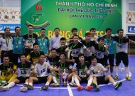 Closing Futsal tournament Ho Chi Minh 7th physics and sporting games 2014: District 7 to win the highest title