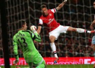 Arsenal 3-1 West Ham: Giroud & Podolski inspire Gunners comeback