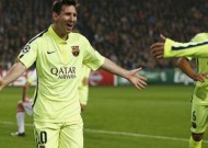 Messi equals Raul's Champions League scoring record