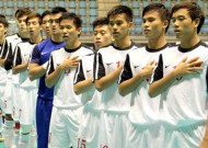 Tuyển Futsal Việt Nam tranh hạng 5 ở giải Grand Prix 2014.