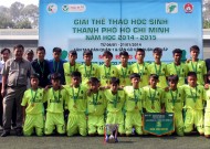 Giải bóng đá học sinh THCS TPHCM: Trường Nguyễn Thị Định đoạt chức vô địch