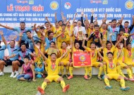 Kết thúc VCK U17 QG – Cúp Thái Sơn Nam 2015: U17 PVF bảo vệ thành công ngôi vô địch