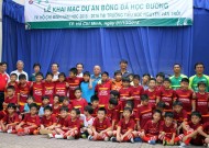 Khai mạc bóng đá học đường Trường tiểu học Nguyễn Văn Trỗi Q.2