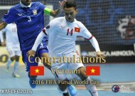 Ngày 19/5 bốc thăm xếp lịch thi đấu VCK FIFA Futsal World Cup 2016