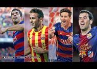 Barça players score on Atlético, from near and from afar