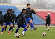 Đội tuyển Việt Nam tập sân chính, chuẩn bị cho trận đấu với Afghanistan ở vòng loại Asian Cup 2019