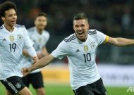 Podolski hits Germany's winner against England in friendly match