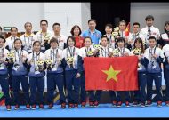 Clip tuyển Futsal nữ Việt Nam đánh bại Indonesia giành HCB SEA Games 2017