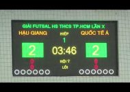 Clip lượt trận thứ 2 giải futsal THCS 2017-2018 Cúp Thái Sơn Nam lần X