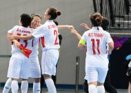 Thắng Malaysia, đội tuyển futsal nữ Việt Nam vào tứ kết giải châu Á 2018