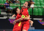 Đội tuyển futsal nữ Việt Nam thắng Đài Bắc Trung Hoa ở trận ra quân tại giải châu Á