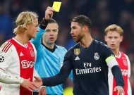 Sergio Ramos: Real Madrid captain charged with getting booked deliberately against Ajax