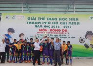 Nguyễn Thị Định vô địch giải bóng đá học sinh THCS TPHCM, khối 8 - 9, năm học 2018 - 2019