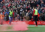 Liverpool 2-0 Chelsea: Police look at Anfield flare incident