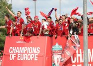 Champions League winners Liverpool enjoy heroes' welcome