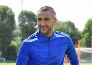 Hakim Ziyech: New Chelsea signing trains at Cobham for first time