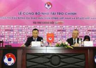 Công bố nhà tài trợ trận đấu giao hữu giữa ĐTQG Việt Nam – ĐT U22 Việt Nam