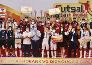 Chùm ảnh: Thái Sơn Nam vô địch giải VĐQG futsal HDBank 2021
