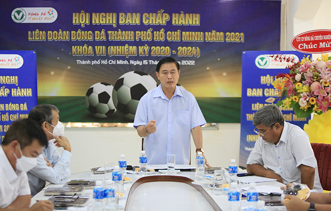 Liên đoàn bóng đá TP. Hồ Chí Minh tổng kết hoạt động năm 2021 và hướng đến kế hoạch nhiệm vụ năm 2022