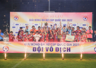 Giải bóng đá Nữ Cúp Quốc gia 2022: TP HCM I lên ngôi vô địch
