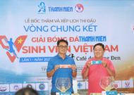 VCK giải bóng đá Thanh Niên Sinh viên Việt Nam: Chủ nhà ĐH Tôn Đức Thắng chạm trán ĐH Tây Nguyên ngày ra quân