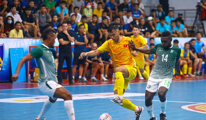 ĐT futsal Việt Nam thắng Solomon 5-0