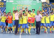 Tân vương môn futsal hội khỏe phù đổng năm học 2023-2024 gọi tên quận Tân Phú