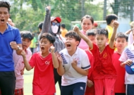 Đong đầy cảm xúc 10 trường huyện Nhà Bè thi đấu tại Festival bóng đá học đường 2023-2024