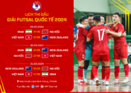 Mở bán vé các trận giải giao hữu futsal Quốc tế 2024 của ĐT Việt Nam