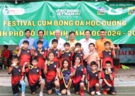 Quận Tân Phú tiên phong Festival bóng đá  học  đường cụm TP HCM năm 2024/2025