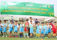 Sắc màu đặc biệt tại Festival bóng đá học đường cụm thành phố Thủ Đức 2024-2025