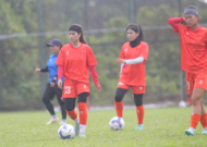 Hình ảnh U19 nữ Việt Nam tích cực tập luyện chuẩn bị U19 Đông Nam Á 2025
