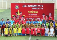 Hơn 50 học viên tuyển sinh bóng đá nữ TP HCM năm 2025