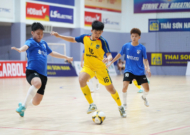 Bảng A giải U20 Futsal TP HCM 2025: Thái Sơn Nam, Sahako giành vé vào bán kết