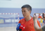 Đội trưởng Phạm Đức Hòa: “ĐT futsal Việt Nam hướng tới SEA Games 33 với quyết tâm cao nhất” Đội trưởng Phạm Đức Hòa: “ĐT futsal Việt Nam hướng tới SEA Games 33 với quyết tâm cao nhất”
