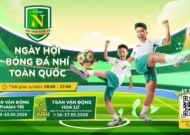 Từ sân cỏ nhỏ vươn tới giấc mơ lớn cùng ngày hội bóng đá nhí Nutifood 2026